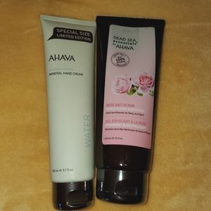 NWT Ahava Exfoliant and Moisturizer Bundle